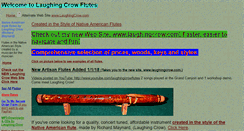 Desktop Screenshot of cedarflutes.com